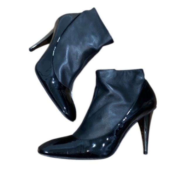 Giuseppe Zanotti‎ boots leather little black bootie - Picture 1 of 9